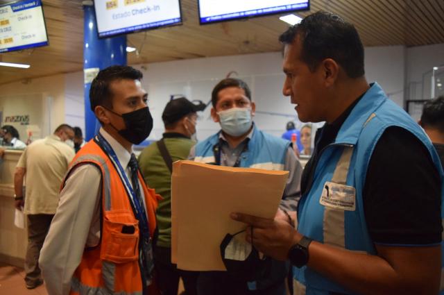 ATT REALIZÓ OPERATIVO SORPRESA DE CONTROL DE VIAJES EN AEROPUERTOS