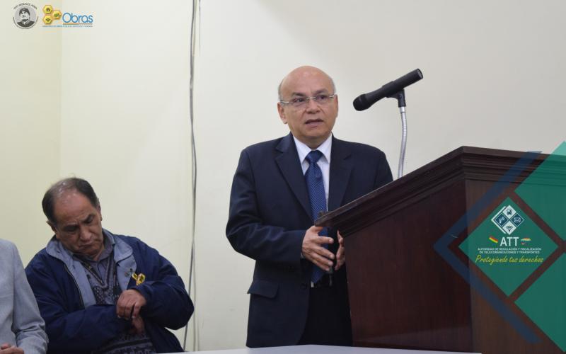 Nuevo Director Ejecutivo de la ATT, Ing. Roque Roy Méndez Soleto
