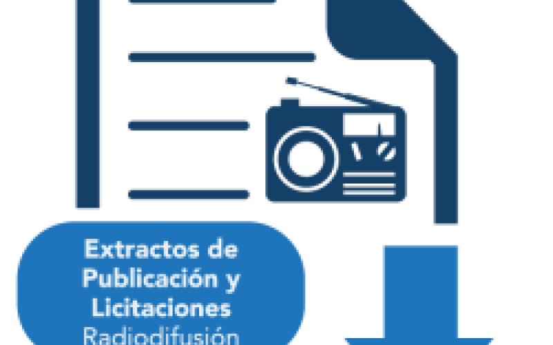 Extractos de Publicación y Licitaciones Radiodifusión - Enero 2020